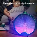 3000V Electric Mosquito Racket Mosquito Killer Lamp USB Rechargeable Foldable Mosquito Repellent Lamp Swatter Fly SwatterFitness Accessories. 