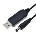 Usb Power Boost Line Dc 5v To 12v Step Up Module Usb Converter Adapter Cable 2.1x5.5mm Plug for arduino WIFI Routers. 