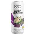 Sozo Blackberry Soursop Soda 250ml Can. 