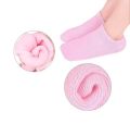 Moisturizing Gel Socks Foot Care Gel Moisturizing Silicone Socks Non Slip Heel Socks Chapped Foot Care Socks Women Men Soft Feet Rough Skin Pedicure Comfortable Spa Silicone Gel Lined Moisturizing Socks, Full Feet Protector Beauty Foot Mask for Softening. 