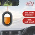 Godrej aer O Hanging Car Air Freshener Gel | Car Accessories | Musk After Smoke (7.5G) FROM INDIA. 