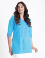 Spring & Summer ¾ Sleeves Kurtha with Embroidered. 