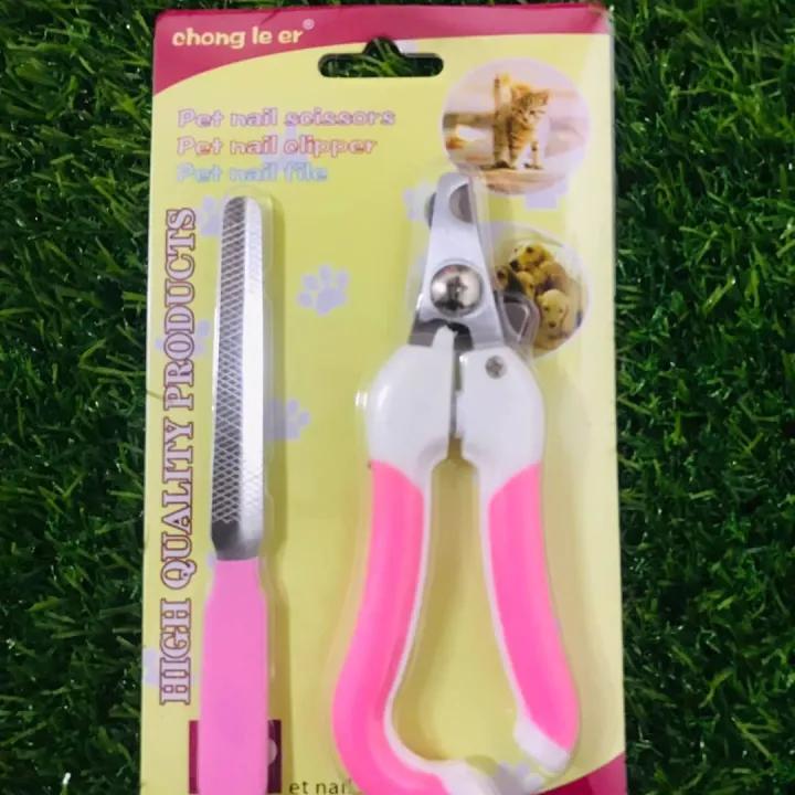Pet Nail Clipper Stainless Steel Blade Grooming Trimmer for Your Dog & Cat & Pets