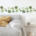 Green Leaf Vine Baseboard Wall Stickers Bedroom Living Room Corner Decoration Art Mural Home Decor. 