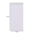 White Envelope - Size- 9 X 4 Inch (Pack of 50 pcs). 