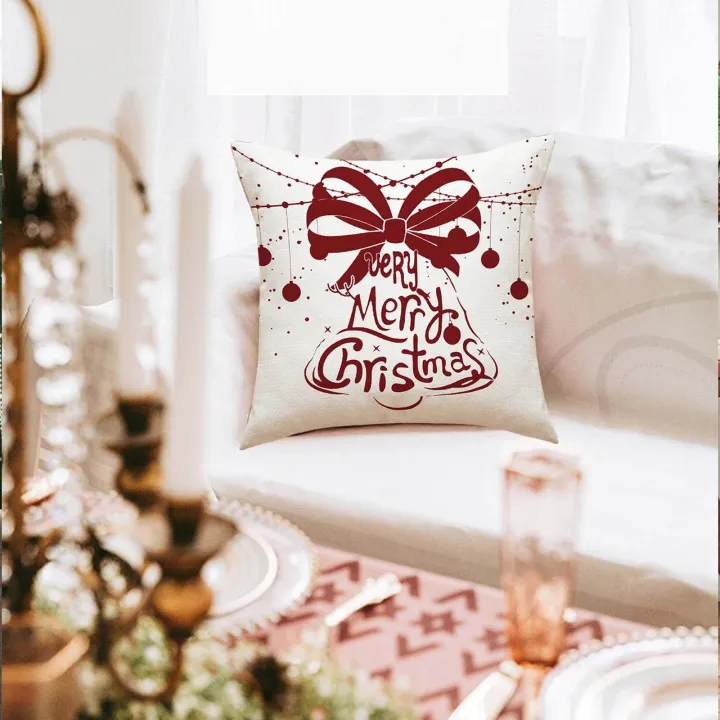 Christmas%20Throw%20Pillow%20Cover%20Cushion%20Cover%20for%20Sofa%20Xmas%20Decoration%20Bell%20-%20Image%205