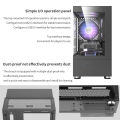 PADO mini Pc Case Sea view Room M-ATX Desktop Computer Main Chassis Without A-pillar Double-Sided Tempered Glass Gabinete Gamer. 