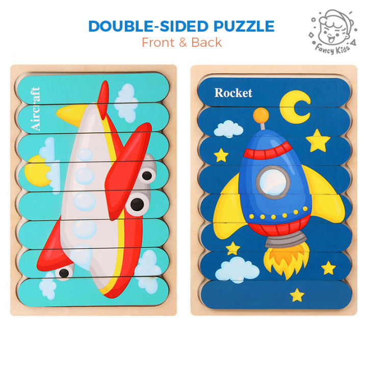 Leiyan2025%20Double-sided%20Kids%20Wooden%20Puzzle/2in1%20Creative%20Strip%20Puzzle%20Jigsaw%20Toy%20for%20Children/Animal%20Vehicle%203D%20Stacking%20Puzzle/Montessori%20Early%20Learning%20Toy/Early%20Education%20Puzzle%20-%20Image%205