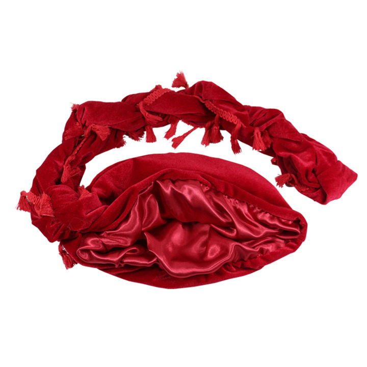 Yfashion%20Men%20Turban%20Hat%20Vintage%20Twist%20Head%20Wraps%20Sleep%20Hat%20Sunscreen%20Satin%20Lined%20Beanie%20Cap%20For%20Dance%20Club%20Dating%20-%20Image%206