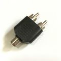 RC female  Jack To 2 RC Male  Plug Adapter. 