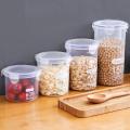 Food-grade Sealed Jars Large Capacity Transparent Plastic Sorting Grain Cans Pot Kitchen Refrigerator Preservation Storage Box. 