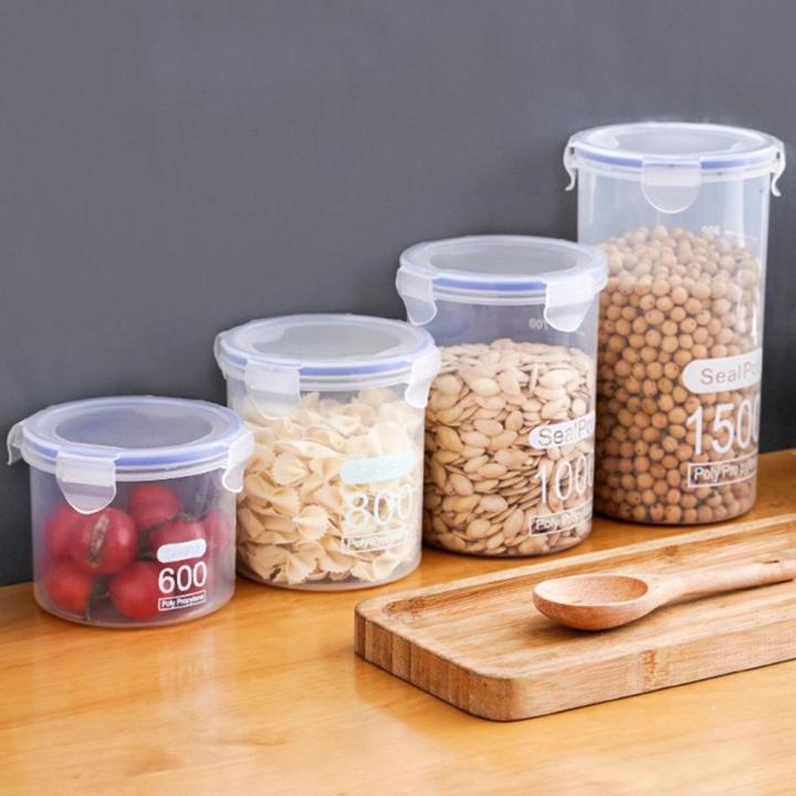 Food-grade%20Sealed%20Jars%20Large%20Capacity%20Transparent%20Plastic%20Sorting%20Grain%20Cans%20Pot%20Kitchen%20Refrigerator%20Preservation%20Storage%20Box%20-%20Image%204