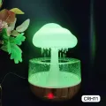 Raincloud Humidifier Essential Oil Raining Desk Humidifier Rain Cloud Night Light Diffuser Relaxing Rain cloud Humidifier with Raining Cloud Diffuser Rain Drop humidifier Sound (Wooden colour). 