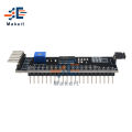 5v 1602/2004/12864 Lcd Driver Module I2c Ii Serial Interface Adapter Board Adjustable Mcp23017 Expander Module For Arduino. 