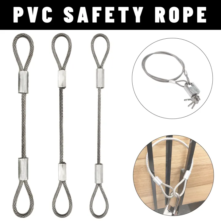 Decode And Compression Rope 1.5/2/3mm PVC Coated Stainless Steel Wire Rope With Compression Type ...