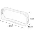 4 Pcs Clear Pencil Case Big Capacity Transparent Pen Pencil Bag PVC Pen Pencil Zipper Pouches. 