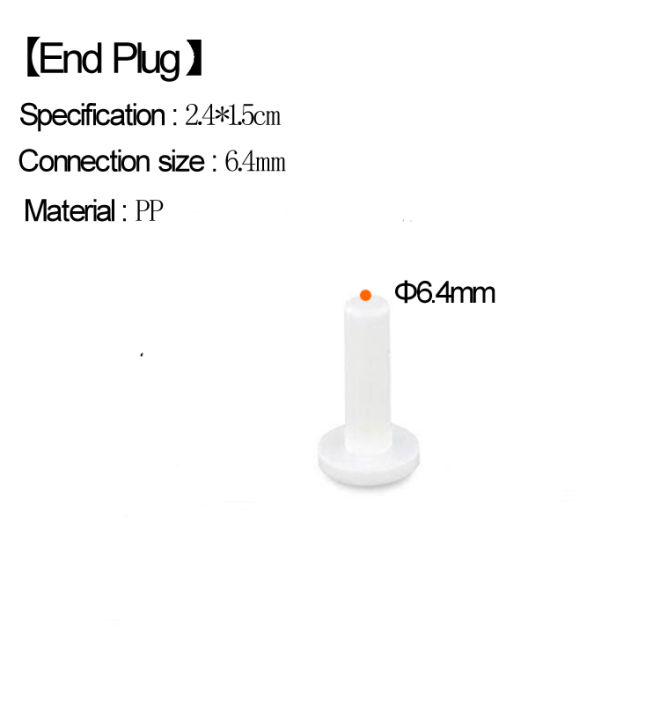 Heman%201/4''%20Tee%20Elbow%20Quick%20Connector%20End%20Cap%20Bulkhead%20Adapter%20Aquarium%20Fittings%20Joints%20Anti-Leaking%202pcs%20-%20Image%202