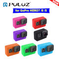 PULUZ Silicone Protective Case with Lens Cover for GoPro HERO7 Black /7 White / 7 Silver /6 /5. 