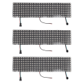 3X LED Matrix Panel, WS2812B RGB 832 Pixels Digital Flexible Dot Matrix Individually Addressable LED Display Screen. 