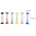6pcs/ Set Sand Glass Timer Hourglass for Cooking Baking Game Exercise Decoration. 