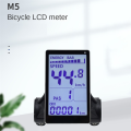M5 Electric Bike LCD Display Meter 24V 36V 48V 60V E Scooter LCD Panel Screen Parts Accessories For Mountain Electric Bike (5PIN). 