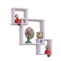 3PCS/Set Square Wall Shelf Hanging Decoration Creative Walls Organizer Decor Stand Racks.