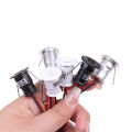 Spot Light 1W Mini LED Spotlight 12V Dimmable 15mm Recessed Downlight Ceiling Lamp Indoor Showcase Display Lighting. 