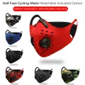 Riding Mask Men Women Windproof Dustproof Cycling Equipment Cold Warm Mask Half Face Running Breathable Activated Carbon Sunlight Mall. 