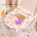 Waterproof Printed Toilet Seat Cushion All Year Round Universal Household Eva Silicone Foam Toilet Seat Cover. 