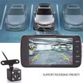 Car DVR 4 inch FHD 1080P Dash Cam Dual Lens Rear View Camera 24 hours Parking Monitoring Night Vision Driving Recorder. 