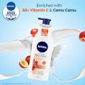 NIVEA Body Lotion Natural Glow, Cell Repair, Spf 15 & 50X Vitamin C 400ml Saj. 