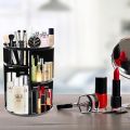7 Adjustable 360 Rotating Make Up Cosmetic Jewelry Organize Storage Box Space Saving. 