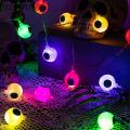 Horror Eyeball Lights Spooky Led Eyeball String Lights for Halloween Decor Create A Haunting with Twinkling Ghost Eyes Halloween String Lights. 