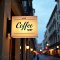 Waterproof Custom LED Box Outdoor Business Double Sided Storefront Wall Hanging Advertising Storefront Signage. 