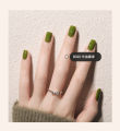 BOLE Bole nail polish spring and summer popular avocado green gray matcha green nail polish gel nail shop with light therapy gel. 