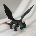 Movie Character Cartoon 3D Toothless Dragon Figure Lovely Cute Night Fury Dragon Figure Q Version 15cm Toothless Joint Model Office Decor. 