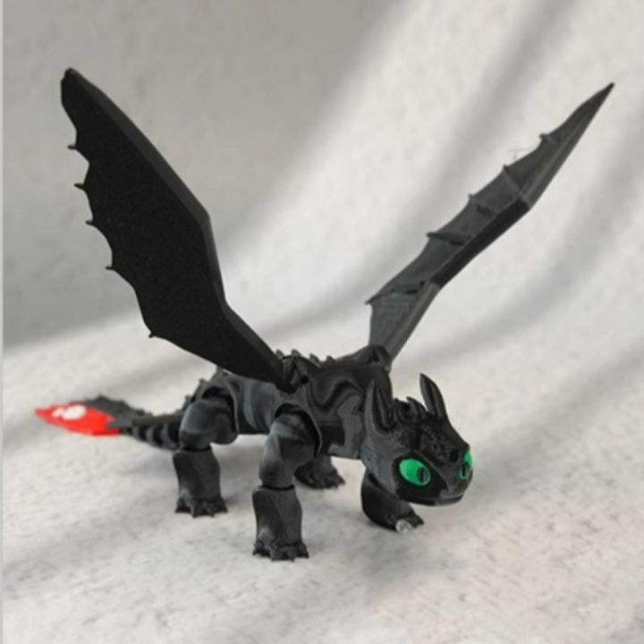 Movie%20Character%20Cartoon%203D%20Toothless%20Dragon%20Figure%20Lovely%20Cute%20Night%20Fury%20Dragon%20Figure%20Q%20Version%2015cm%20Toothless%20Joint%20Model%20Office%20Decor%20-%20Image%209