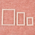 3Pcs/Set Dollhouse Miniature Simulation Flat Photo Frame Model DIY Accessories. 
