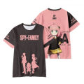 Hot spy X family T-shirts anime girl Anya larger 3D print streetwear men women fashion oversized T shirt kids tees tops clothing. 