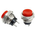 Metal Push Button Switch 2 PCS (Normal Open Momentary). 
