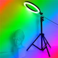 Diamon RGB Ring light with  stand/ RGB Ring light with  stand/  TIKTOK Ring light/  RGB Ring light with stand/ tiktok ring light. 