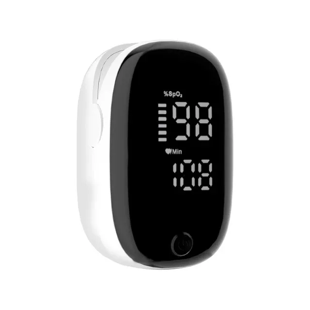 Oximeter Portable Fingertip Pulse Blood Oxygen Saturation Monitor with LED Display Fingertip Oximeter Testing SpO2 Health Care