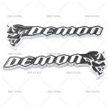 DEMON Modified Hellcat Labeling Applicable to Dodge Challenger Demon Side Seam Label Car Badge Sticker Long. 