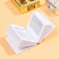 Mini Holy Bible Book Keychain – Silver, 170 Mini-Pages of Bible Passages. 