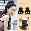 Korean Fashion Black Ponytail Fixed Artifact Hair Claw Jewelry Hair Accessories for Women Girl Hair Accessories. 
