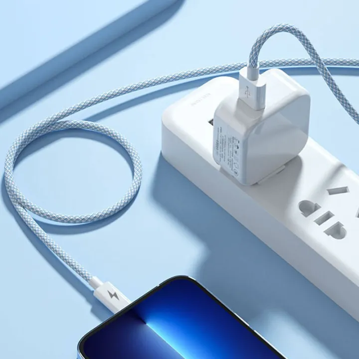 BlueWow%203-in-1%20Macaron%201.2M%20Colorful%20Fast%20Charging%20Data%20Cable%20Is%20Suitable%20for%20Micro%20Type%20C%20Iphone%20Fast%20Charging%20-%20Image%205