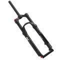 Bicycle Front Fork Black 26inch Bike Air Suspension Fork for Hiking. 