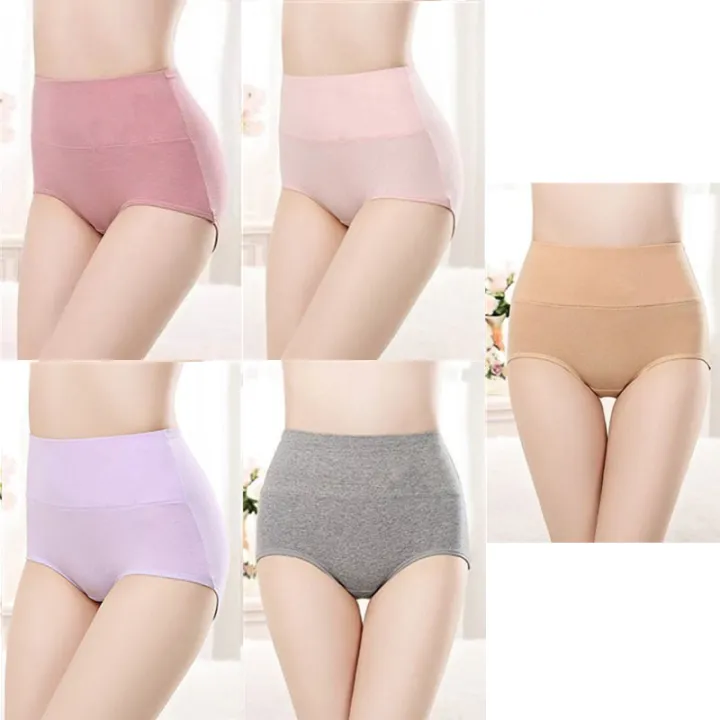5PCS%20High%20Waist%20Cotton%20Panties%20Women%20Body%20Shaper%20Underwear%20Plus%20Size%20XL-4XL%20Fashion%20Girls%20Briefs%20Seamless%20Female%20Lingerie%20-%20Image%203