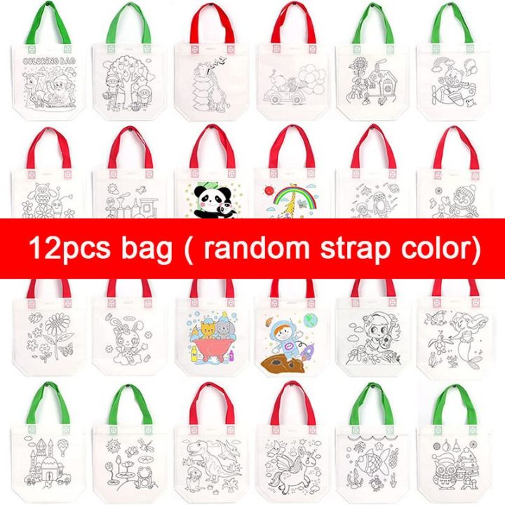 Creative%20DIY%20Graffiti%20Bags%20Both%20Sides%20Coloring%20Handmade%20Painting%20Non-Woven%20Bag%20Markers%20Kids%20Art%20Crafts%20Color%20Filling%20Drawing%20Toy%20-%20Image%208