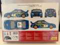Heller 1:24 Subaru Impreza WRC '03 (Solberg/Mills) Rally Car Model Kit. 